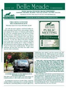 Cover of Belle Meade News July 2026
